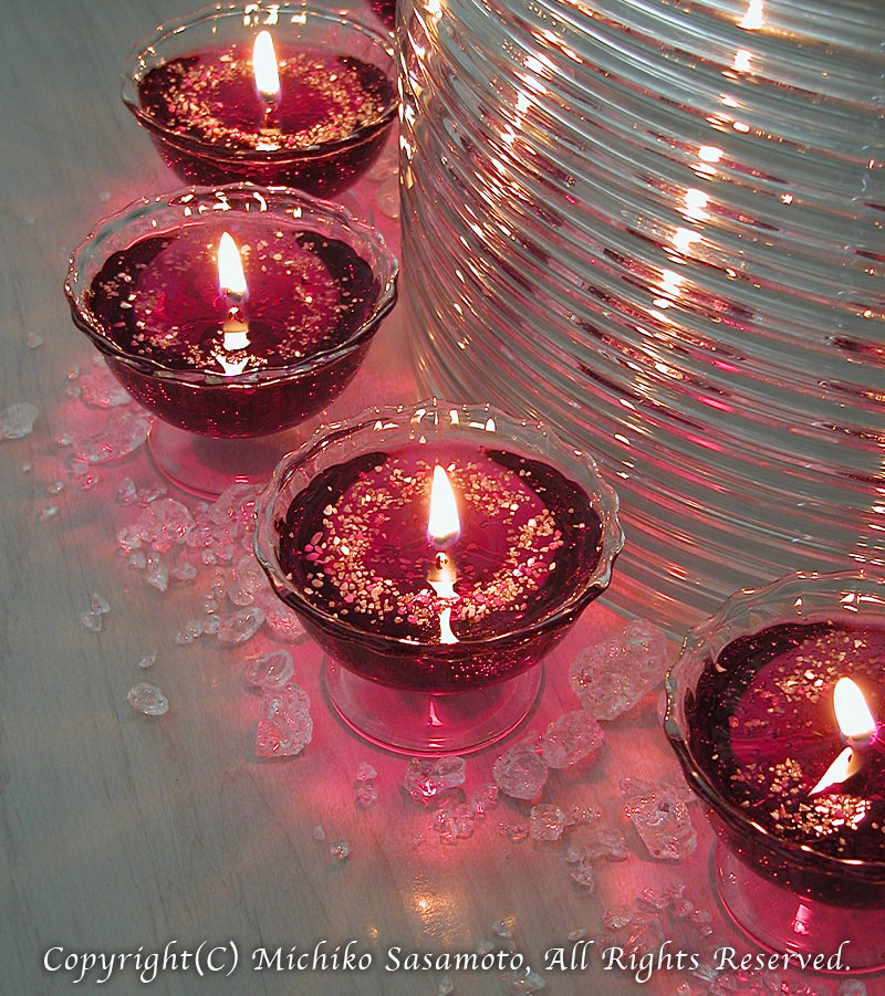 Gel Candle Lighting sceneμ̿